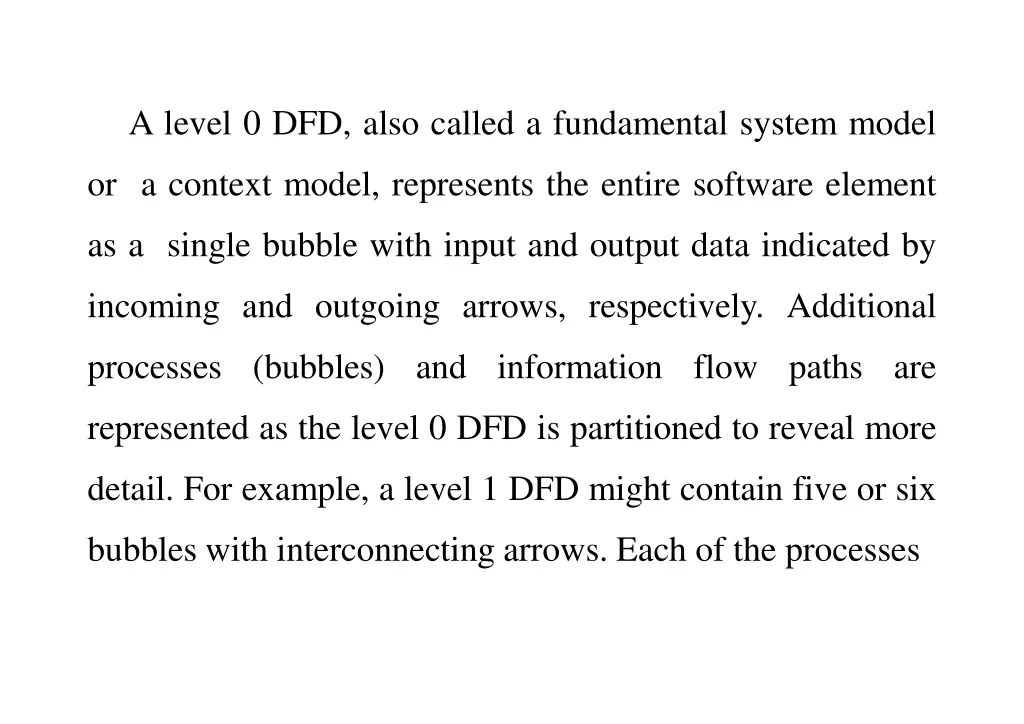 a level 0 dfd also called a fundamental system