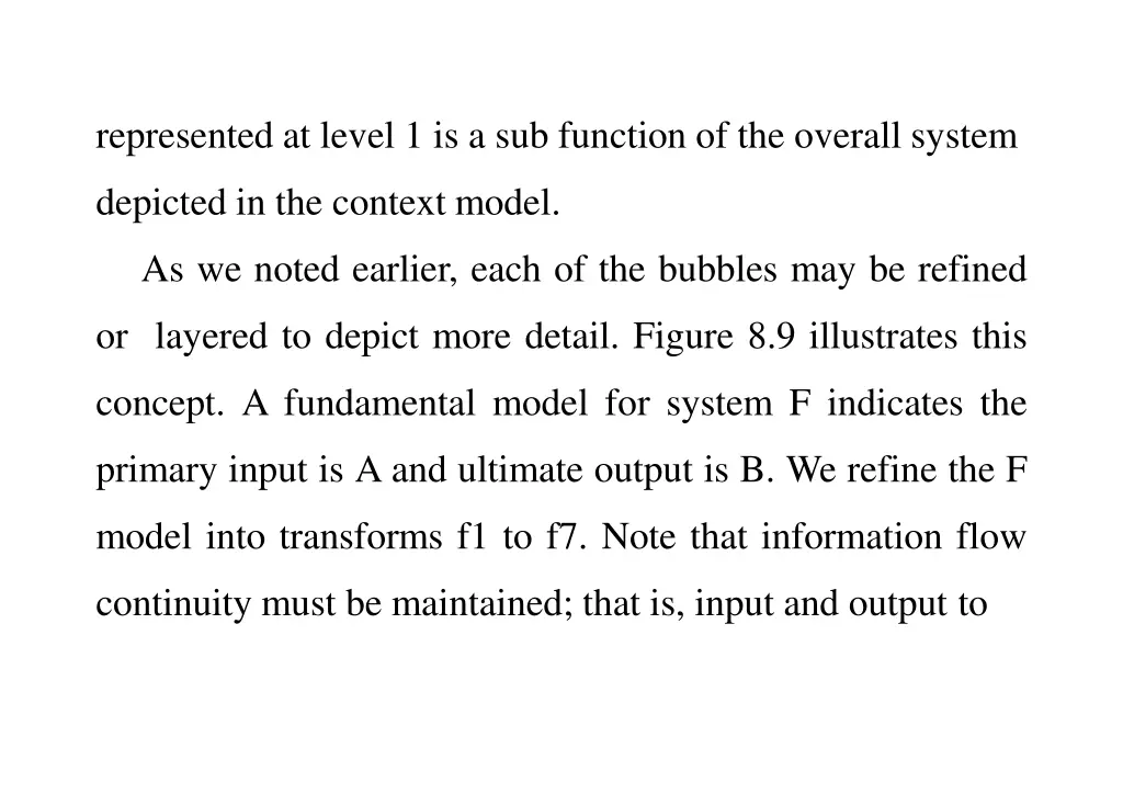 represented at level 1 is a sub function