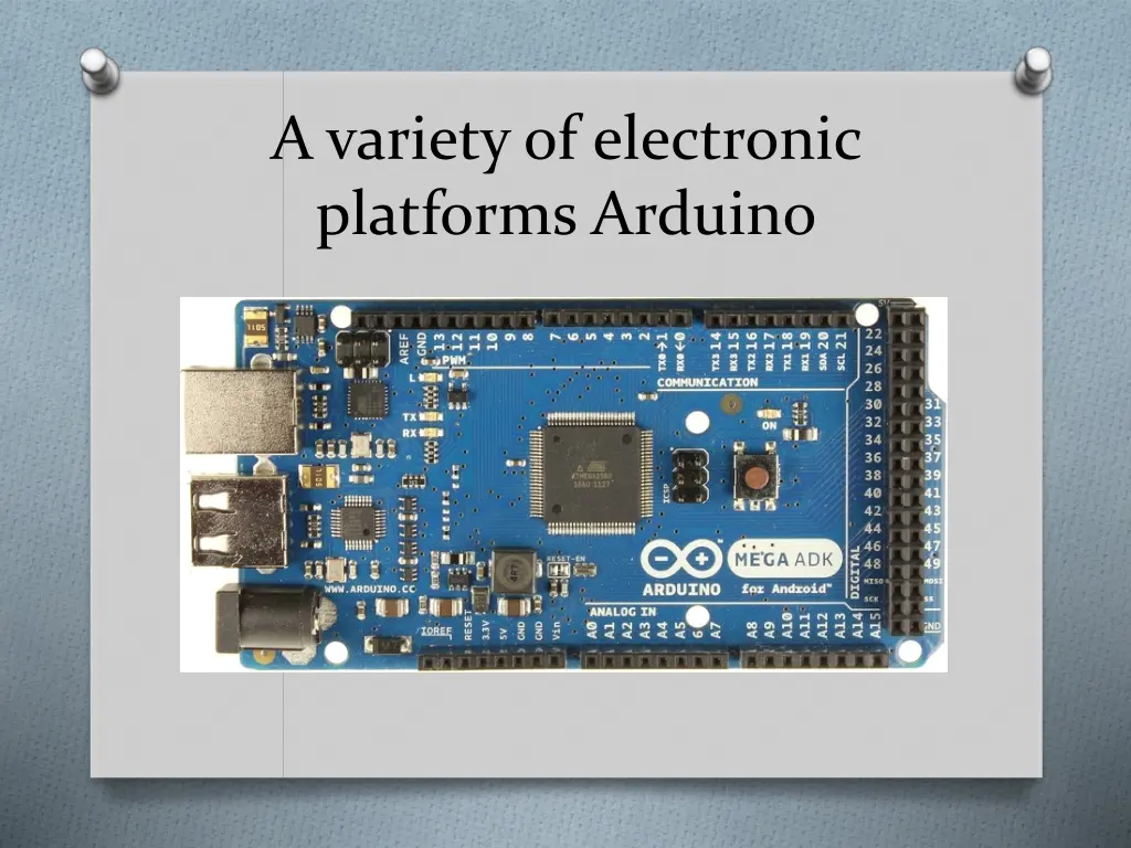 a variety of electronic platforms arduino 2