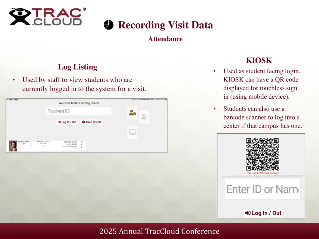recording visit data