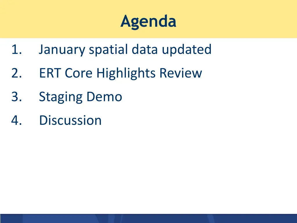 agenda