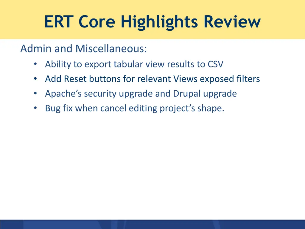 ert core highlights review 2