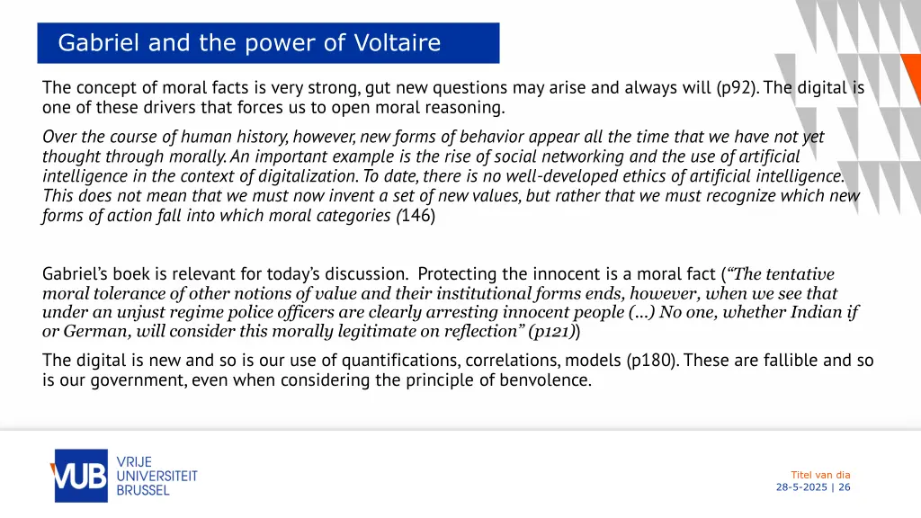 gabriel and the power of voltaire 1