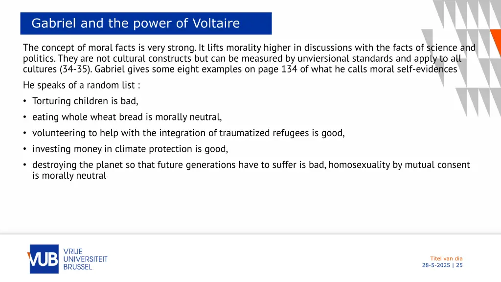 gabriel and the power of voltaire