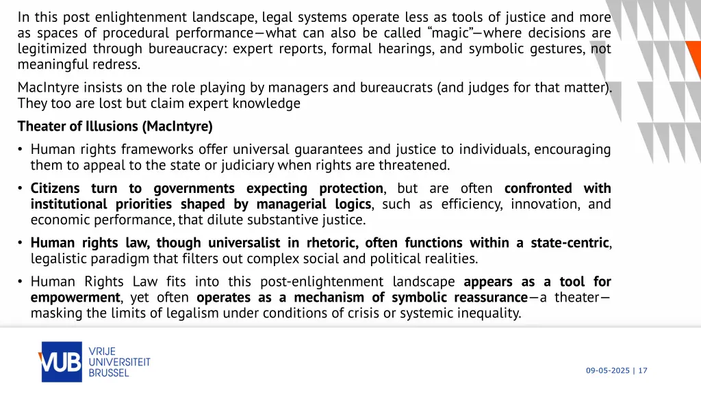 in this post enlightenment landscape legal