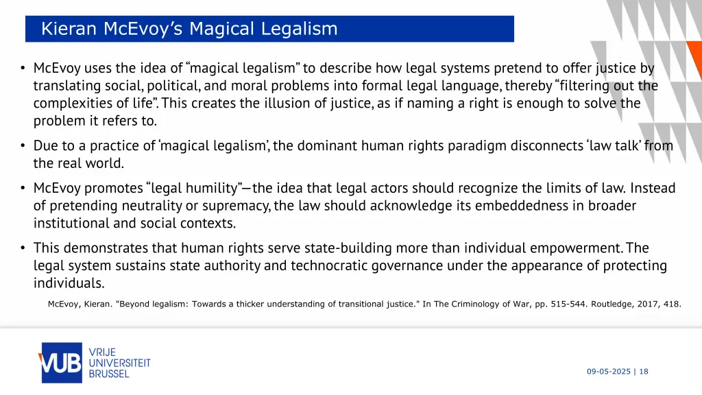 kieran mcevoy s magical legalism