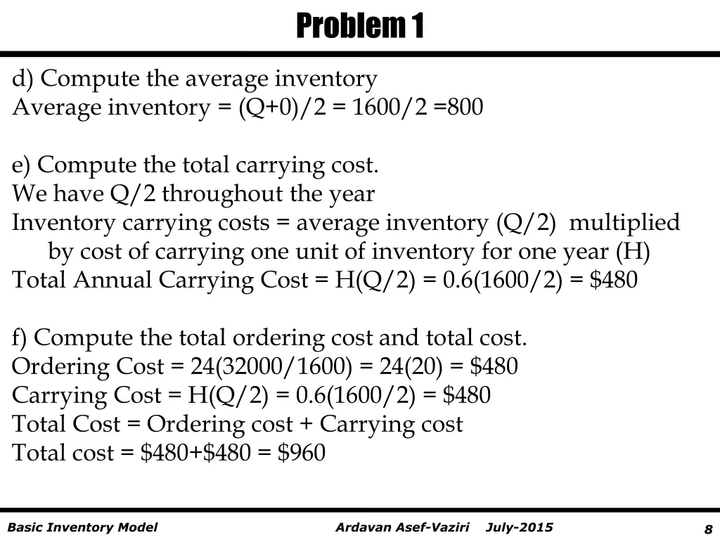 problem 1 3