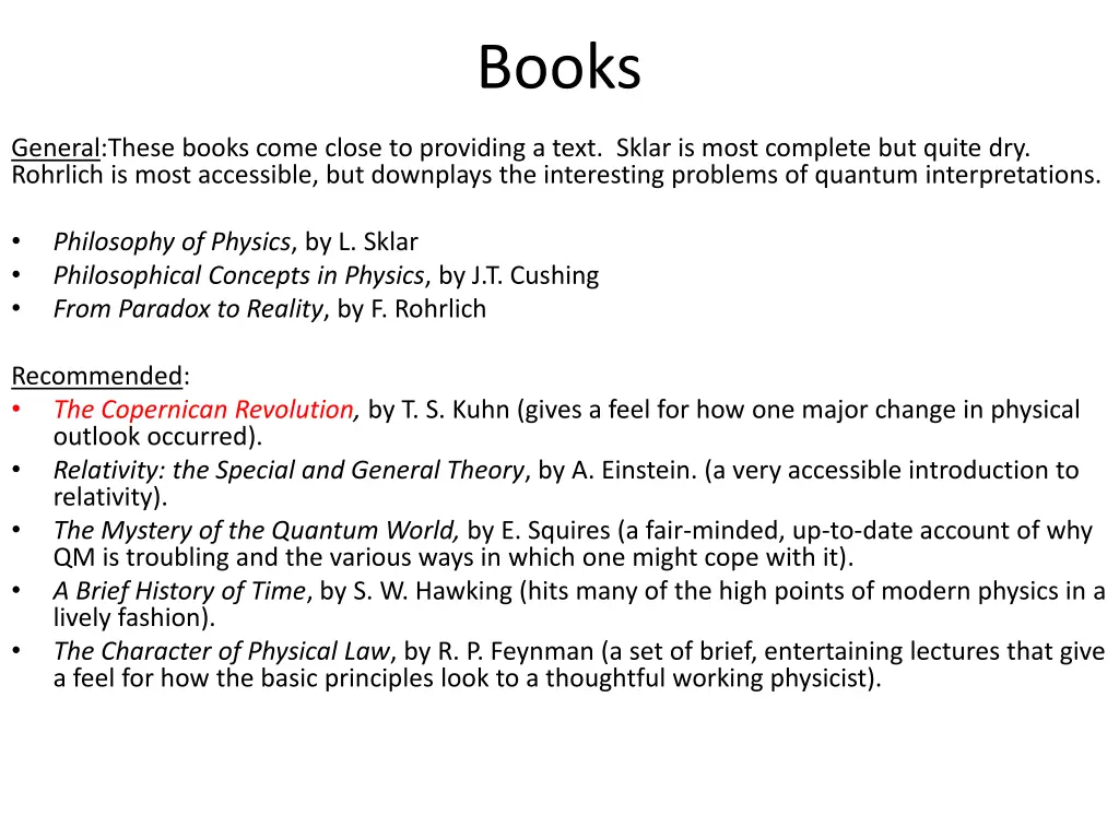 books