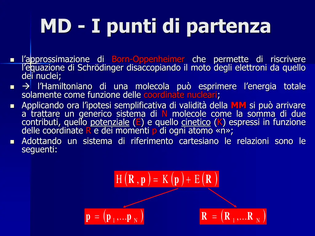 md i punti di partenza 1
