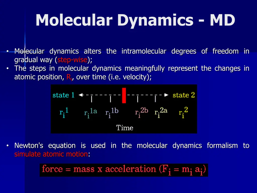 molecular dynamics md 1