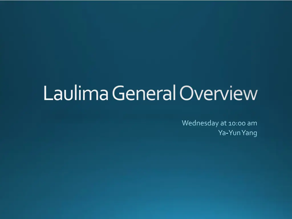 laulimageneral overview
