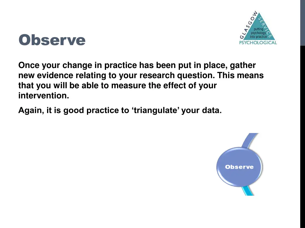 observe 1