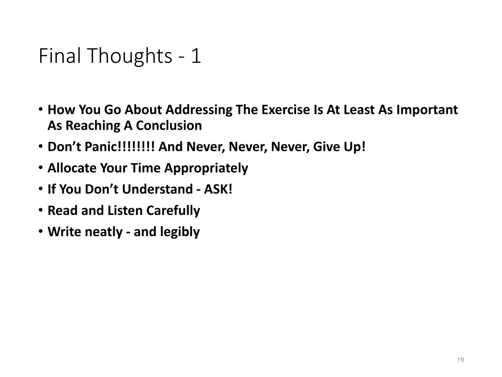 final thoughts 1