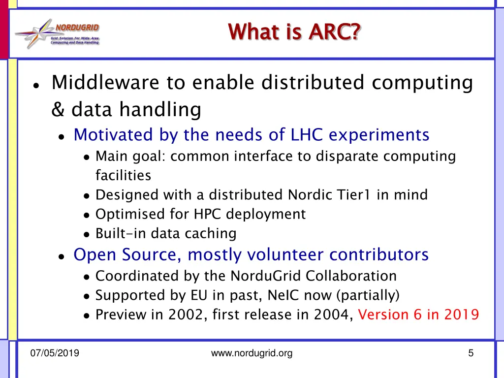 what is arc 1