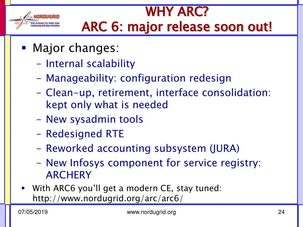 why arc 2