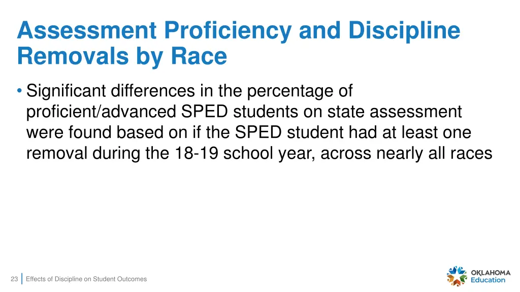 assessment proficiency and discipline removals 1