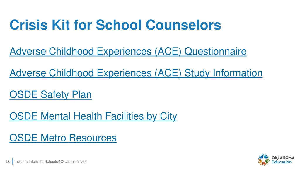 crisis kit for school counselors