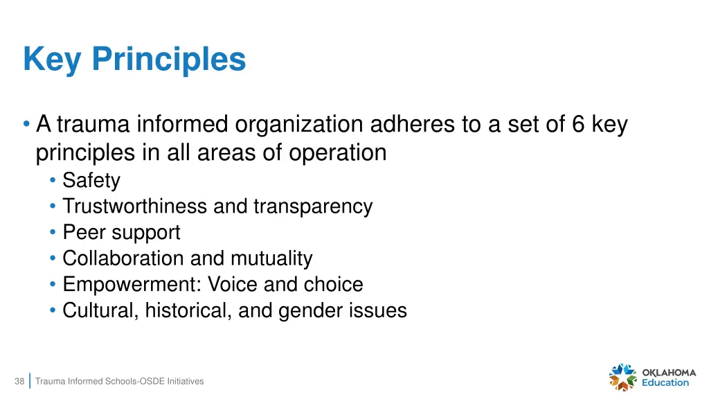 key principles