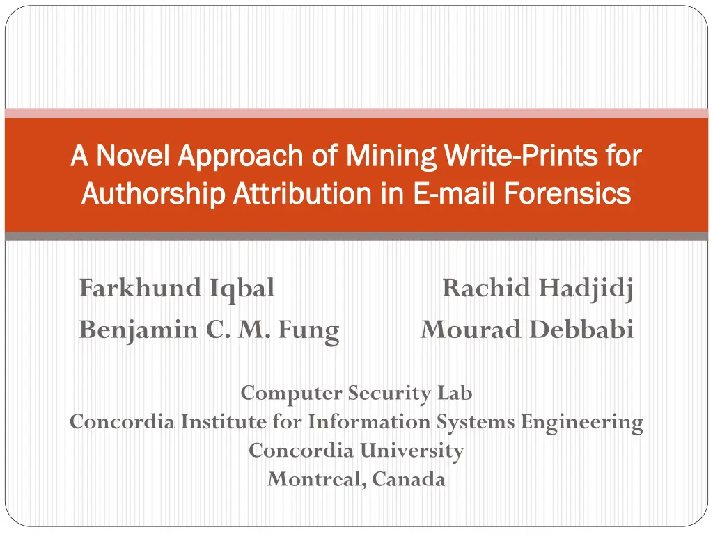 a novel approach of mining write a novel approach