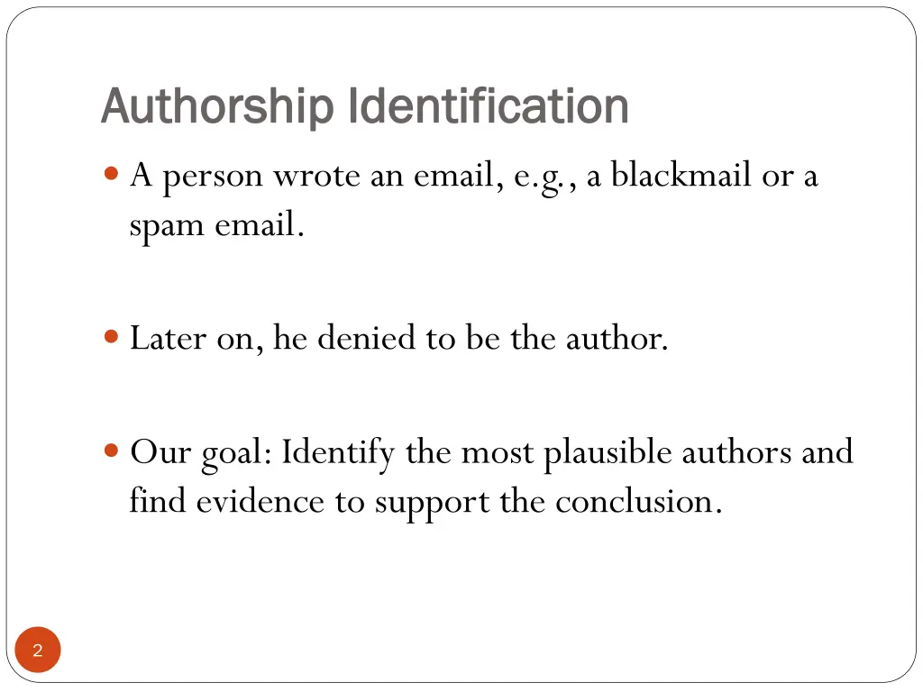 authorship identification authorship