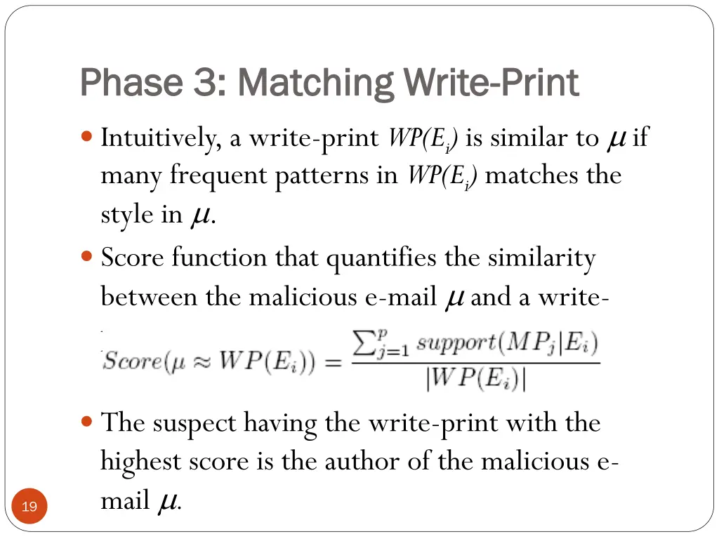 phase 3 matching write phase 3 matching write