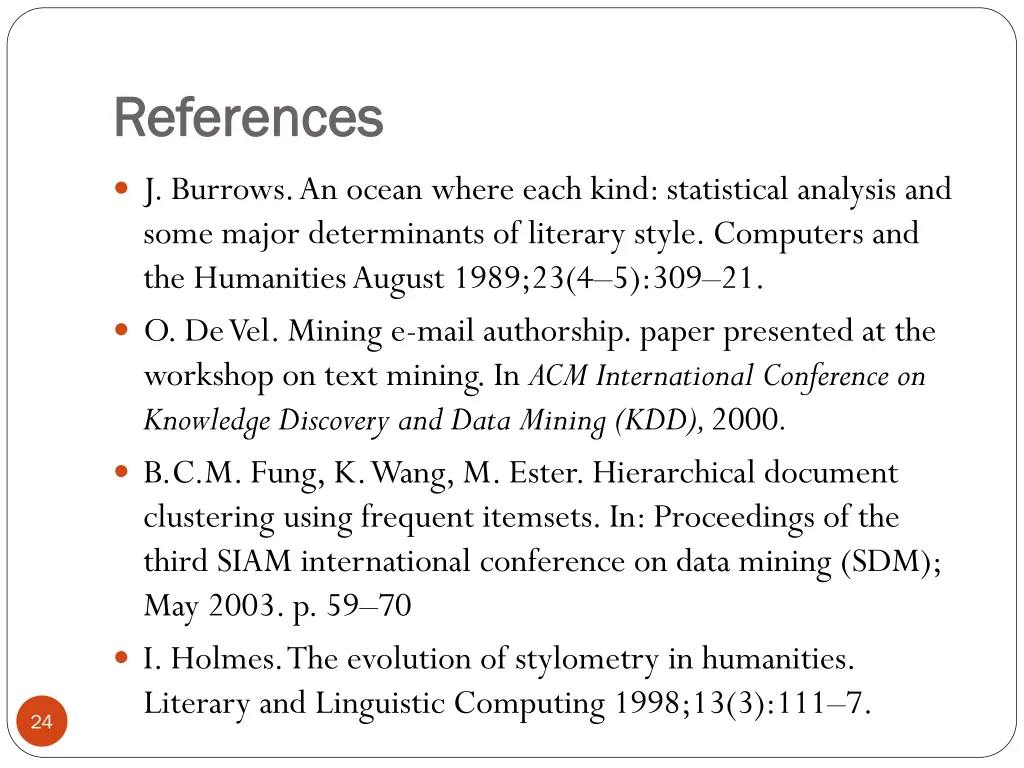 references references