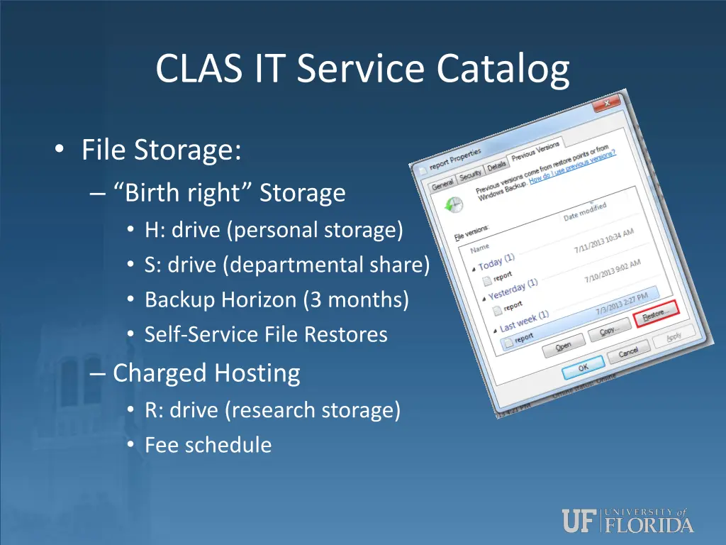 clas it service catalog 1