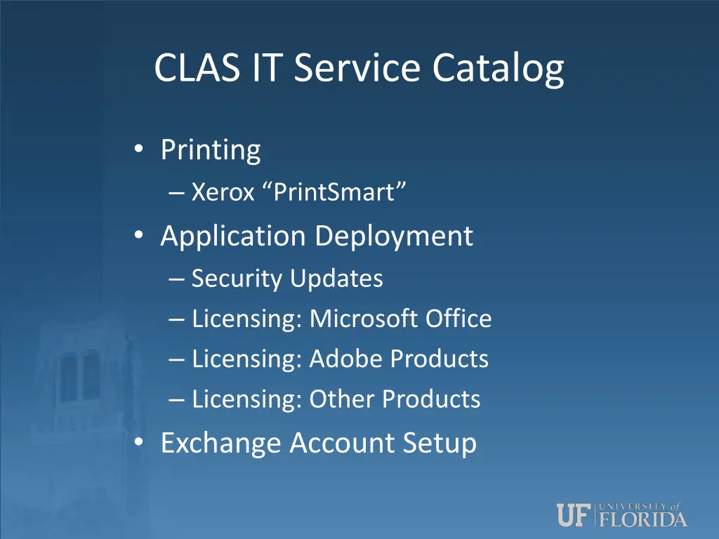 clas it service catalog 4