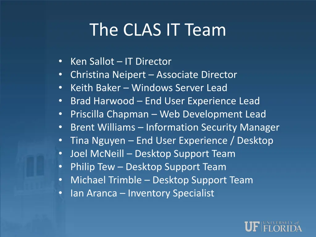 the clas it team