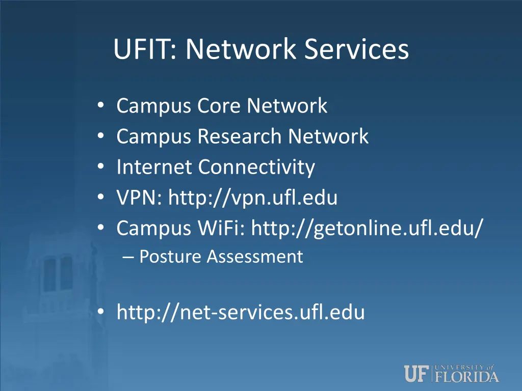 ufit network services