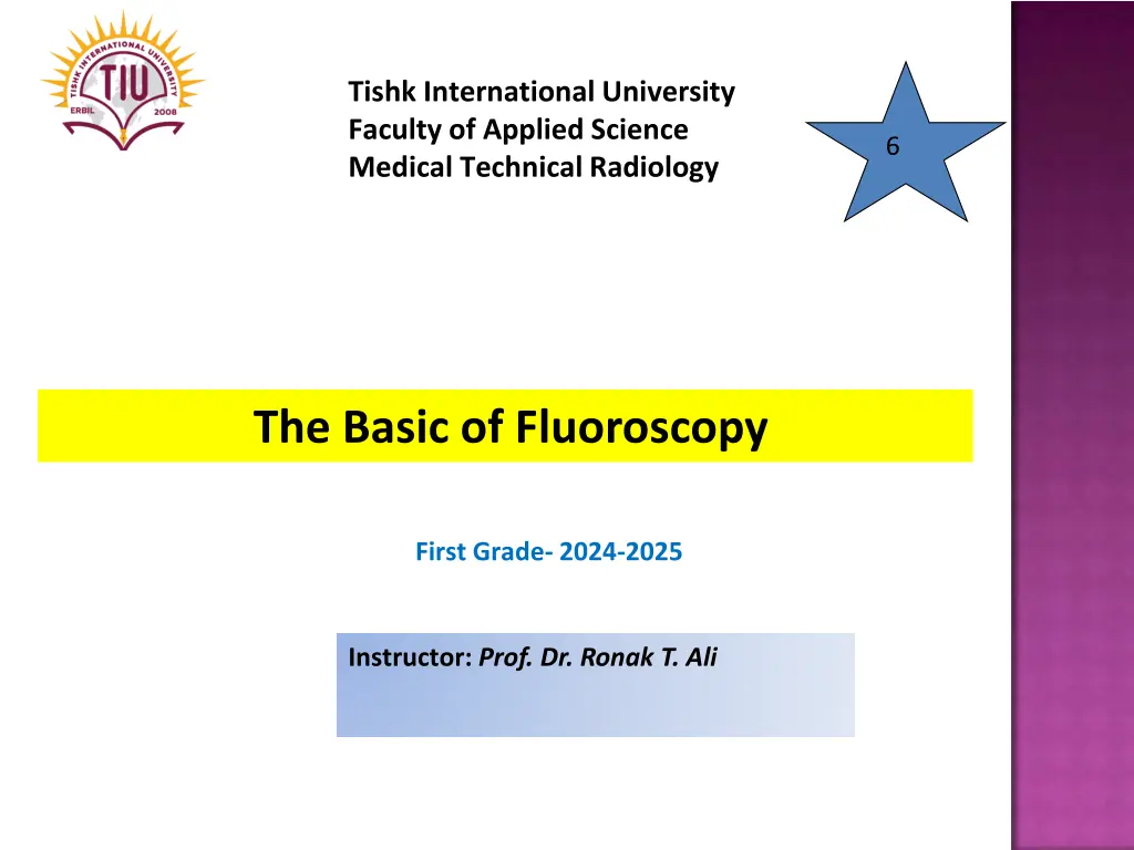 tishk international university faculty of applied