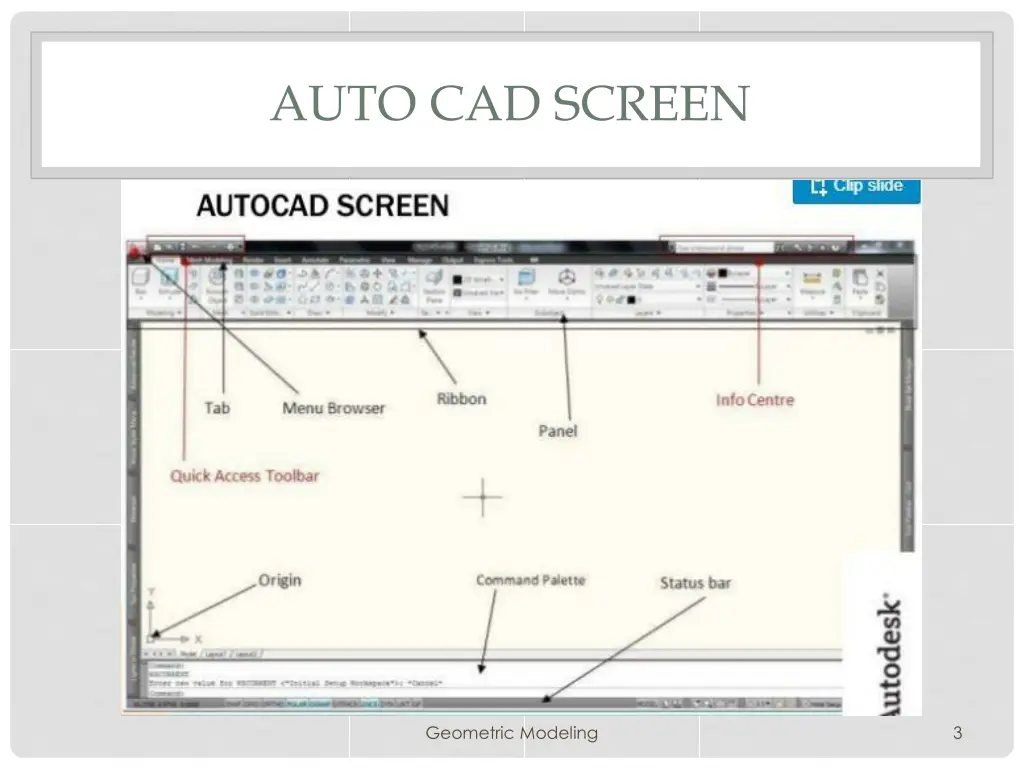 auto cad screen
