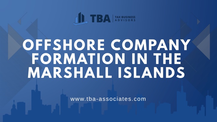 offshore company formation in the marshall islands