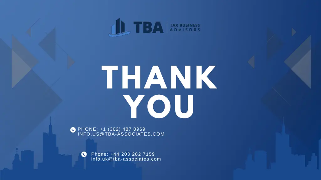 thank you phone 1 302 487 0969 info us@tba