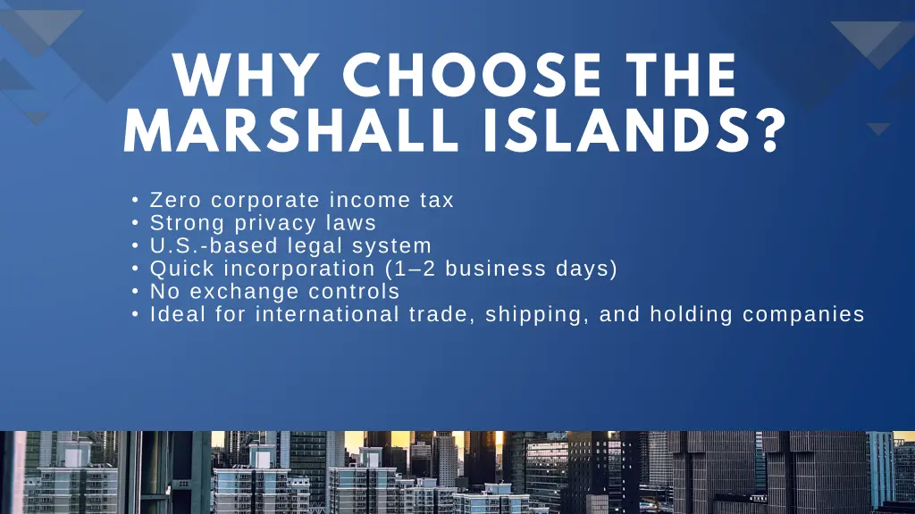 why choose the marshall islands