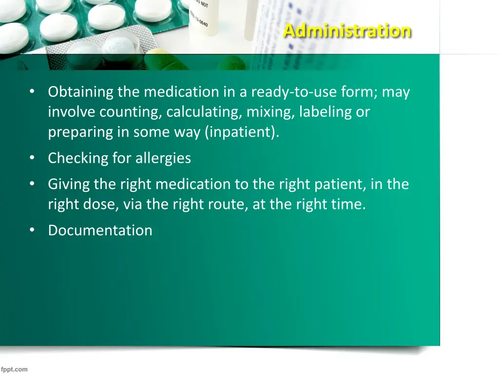 administration