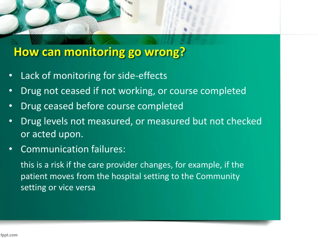 how can monitoring go wrong