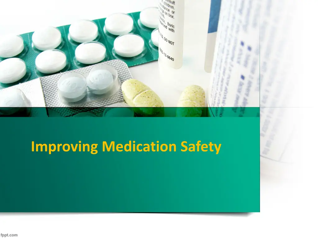improving medication safety