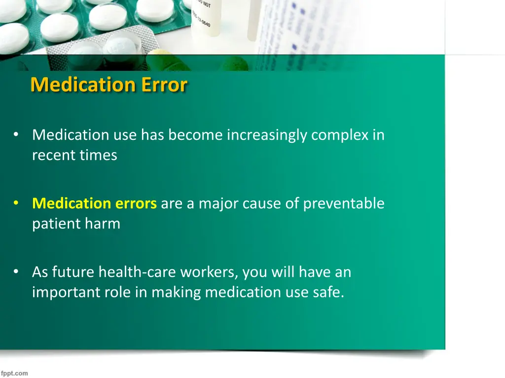 medication error