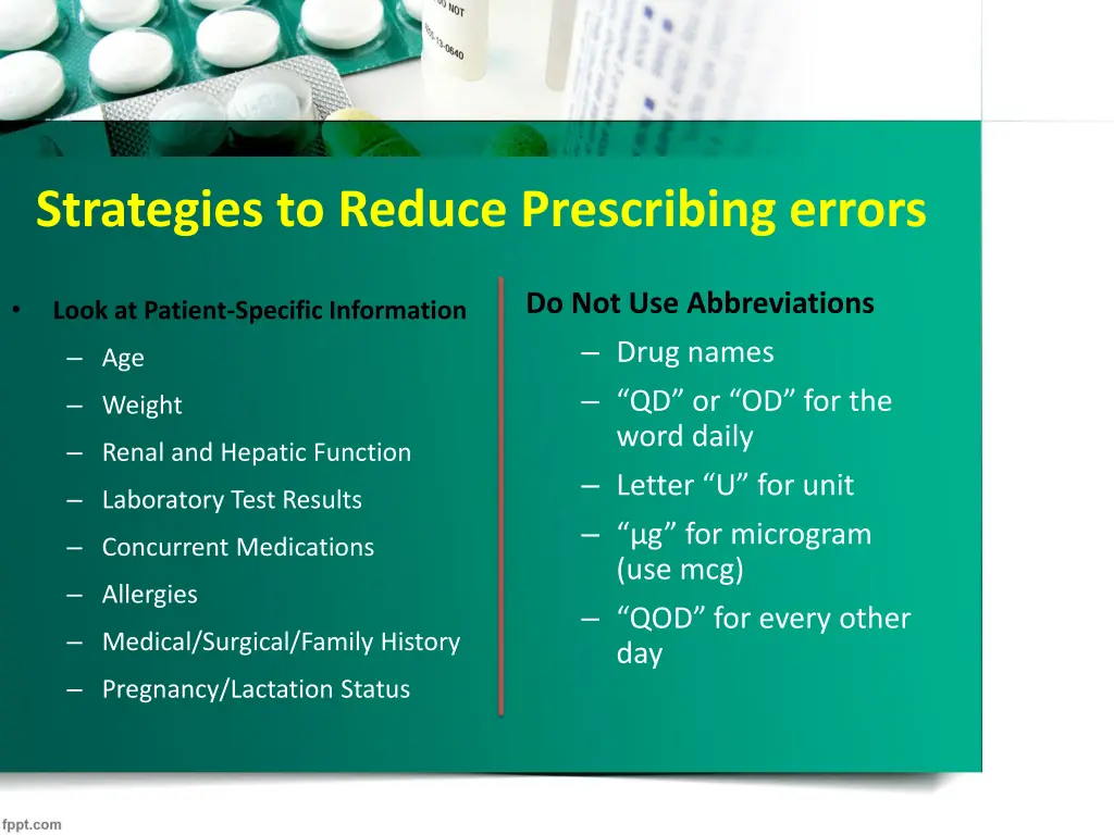 strategies to reduce prescribing errors 2