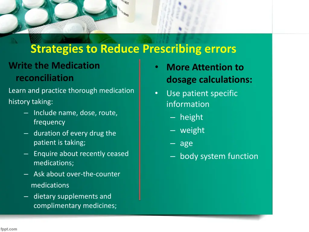 strategies to reduce prescribing errors write