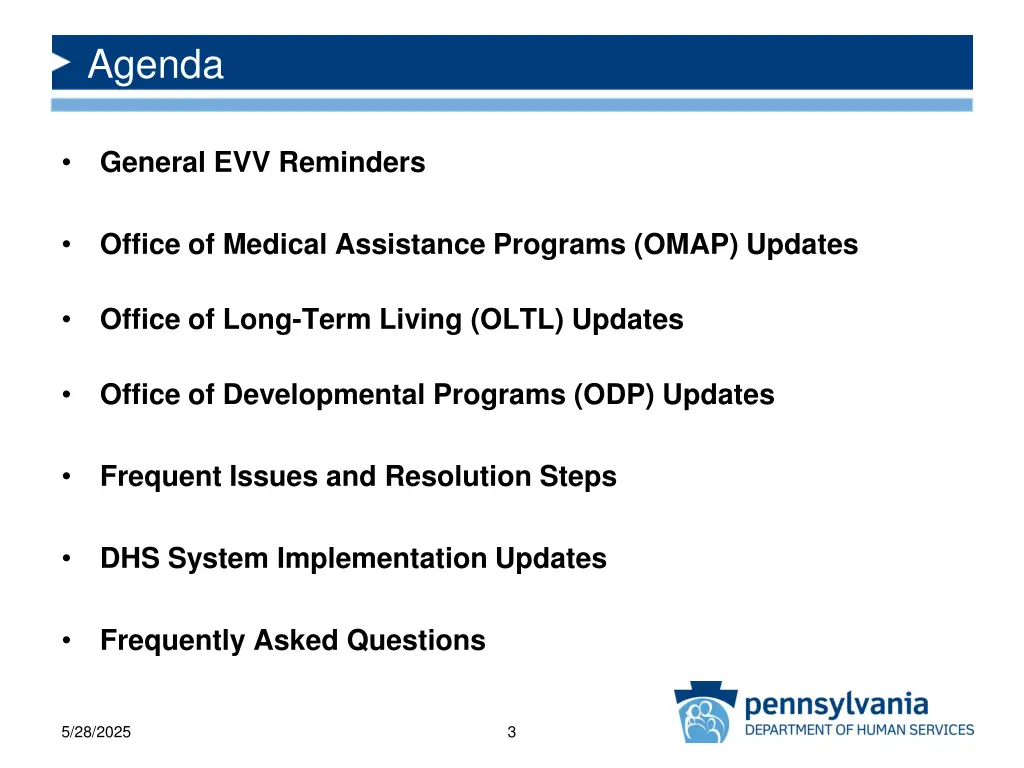 agenda