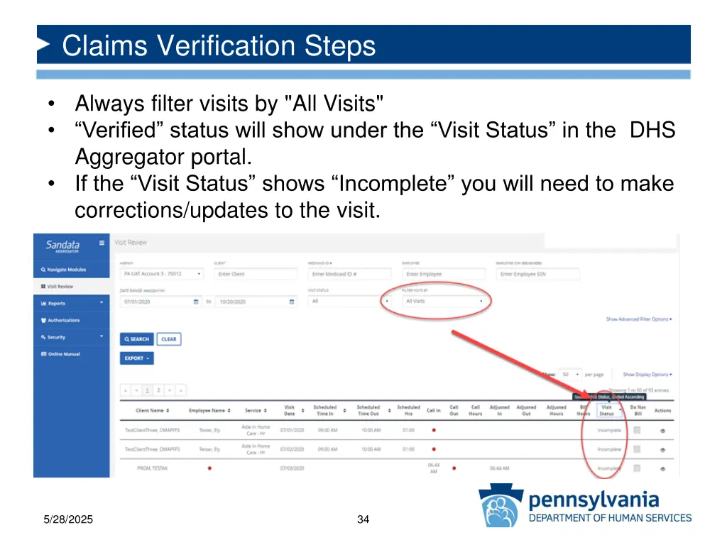 claims verification steps 4