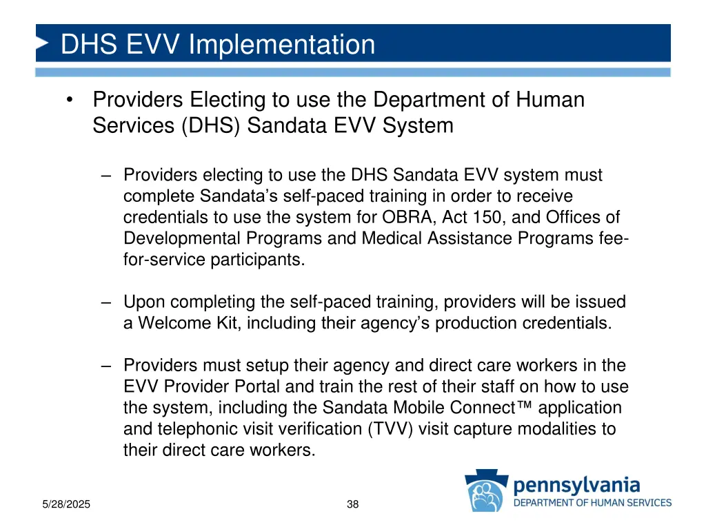 dhs evv implementation 1