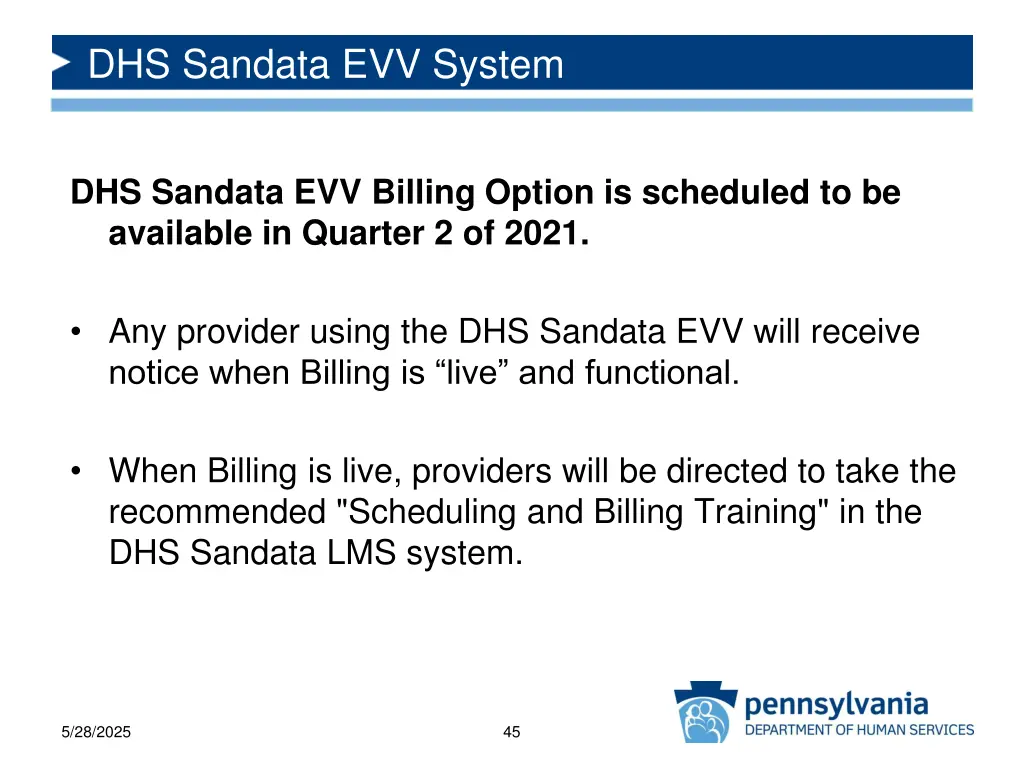 dhs sandata evv system 6