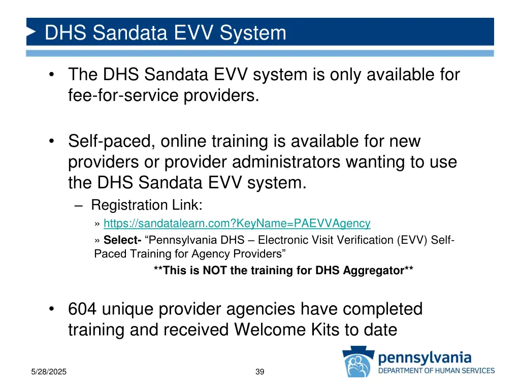 dhs sandata evv system