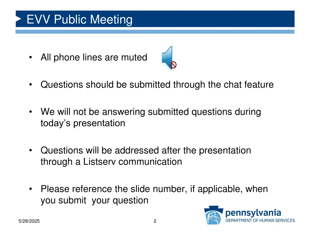 evv public meeting