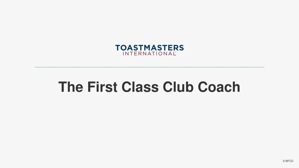 the first class club coach