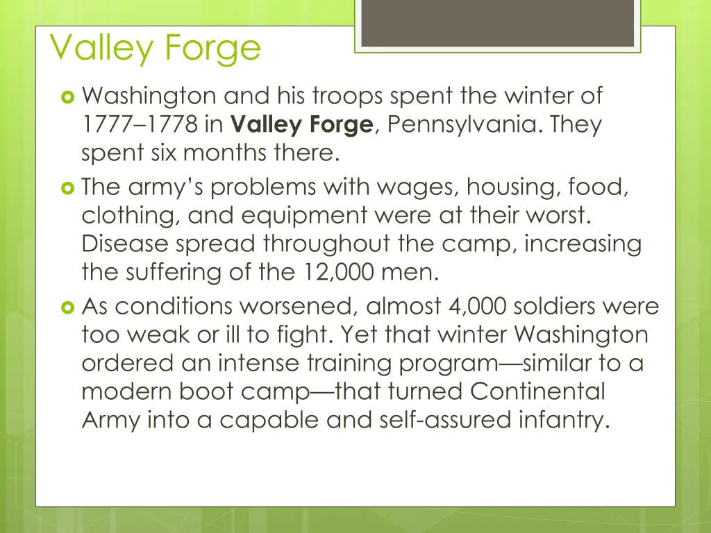valley forge