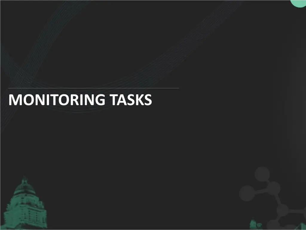 monitoring tasks